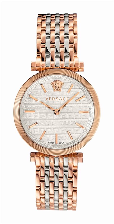 versace damenuhr silber